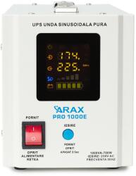 ARAX UPS Centrala termica sinus PRO 1000E 700W, sinus pur, acumulator extern (ARAX-PRO800E)