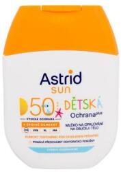 Astrid Sun Kids Face and Body Lotion SPF50 loțiune de protecție solară pentru corp și față rezistentă la apă pentru copii 60 ml