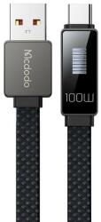 Mcdodo Cablu de date Mcdodo USB la Type-C Rhythm LED, Fast Charging, 6A, 1.2m, 100W (Negru) (CA-4989)