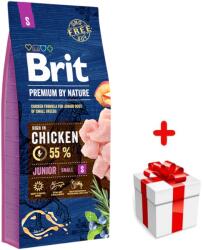 Brit Premium By Nature Junior S cu pui 8kg + o surpriză pentru câinele tău GRATUIT!