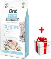 Brit Care Cat Grain-Free Sensitive Allergy Management 7kg+ o surpriză pentru pisica ta GRATUIT!