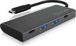 RaidSonic Hub USB ICY BOX IB-HUB1428-C31, USB hub (anthracite/black) (60709)