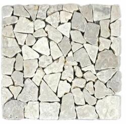 Divero Márvány mozaik Garth - krém, 1 m2 - idilego