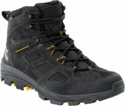 Jack Wolfskin Vojo 3 Texapore Mid M Black/Burly Yellow 45 Pantofi trekking de bărbați (4042462_6055_105)