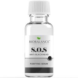 BIOBALANCE S. O. S. Tisztító szérum mitesszerek ellen, 20 ml