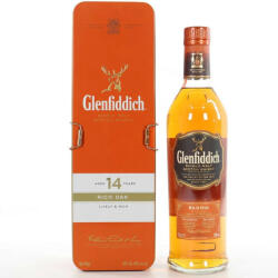 Glenfiddich 14 éves Whisky Rich Oak Single Malt Scotch (0, 7L 40%)