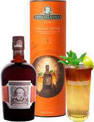 Diplomático Mantuano Dark Rum (DD + Pohár) (0, 7L 40%)