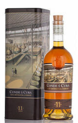 Conde de Cuba 11 éves Rum (Fém Doboz) (0, 7L 38%)