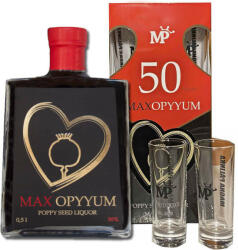 Magna Magna Cum Laude MAX Opyyum Máklikőr + 2 Shot Pohár (50% 0, 5L)