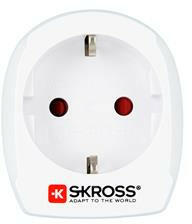 SKROSS Adapter, Egyesült Királyságba utazóknak, földelt, SKROSS (SKEUTOUKU)