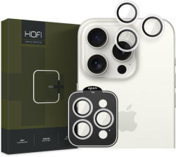 HOFI Folie de protectie Camera spate HOFI CamRing PRO+ pentru Apple iPhone 15 Pro Max / 15 Pro, Sticla Securizata, Full Glue (fol/ca/hof/ca/ai1/st/fu) - vexio