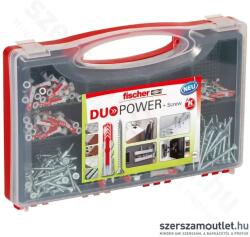 Fischer Red-Box DUOPOWER Műanyag dübel + csavar készlet [280db/doboz] (536091) (536091FIS)