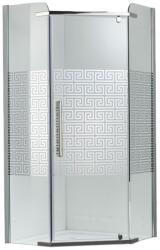 Belform Maze ötszögletű zuhanykabin, 90 x 90 cm, zsanéros ajtóval, jobbra nyíló (27CB2932_GMZ(DR))