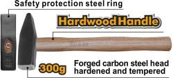 INGCO Ciocan cu maner de lemn 500g NGCO HMH040500 (HMH040500)