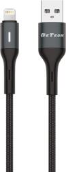 DeTech Кабел за данни DeTech DE-C38i, Lightning, 1.0m, Black - 40198 (DE-40198)