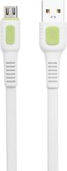 DeTech Кабел за данни DeTech DE-C36M, Micro USB, 1.0m, White - 40191 (DE-40191)