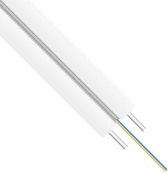 DeTech Оптичен кабел DeTech, FTTH, 2 cores, Indoor, 2000m, White - 18416 (DE-18416)