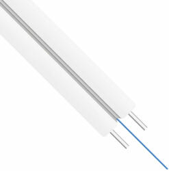 DeTech Оптичен кабел DeTech, FTTH, 1 core, Indoor, 2000m, White - 18415 (DE-18415)