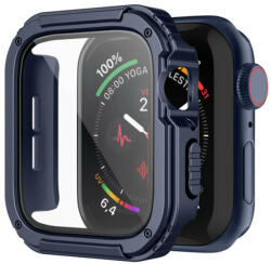Lito Husa pentru Apple Watch 7 / 8 / 9 41mm + Folie Lito Watch Armor 360 Blue (5949419007550)