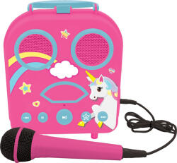 Lexibook Unicorn Karaoke portabil (LXBBTC050UNI) Instrument muzical de jucarie