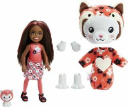 Mattel Barbie Cutie Reveal Chelsea jelmezben - Cica vörös panda jelmezben (25HRK28)