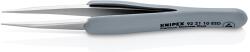 KNIPEX Pensetă de precizie cu mâner de cauciuc ESD 123mm KNIPEX 60044 (92 21 10 ESD)