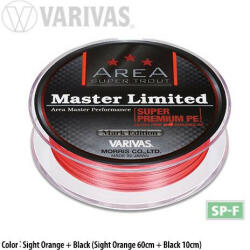 VARIVAS TROUT AREA MASTER LIMITED PE 75m #0.2 6.5lb SIGHT ORANGE (V095015) - koi-farm