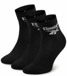 Reebok Set de 3 perechi de șosete medii unisex R0427-SS24 (3-pack) Negru