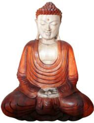 Ancient Wisdom Kézműves Buddha Szobor-Ölbe Tett Kezek-40cm