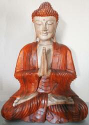 Ancient Wisdom Kézműves Buddha Szobor-Üdvözlő-60cm