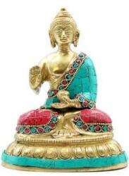 Ancient Wisdom Bronz Buddha Szobor - Áldás - 15cm