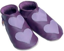 Starchild - Botine din piele - Lovehearts Grape / mauve - mărimea XL (18-24 luni) (SC-LVGM-XL)