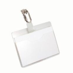 Durable Etichetă de agățat cu clemă, orizontală, ușor deschisă, DURABILĂ, 90x60 mm, 25 buc