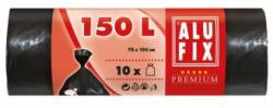 Alufix Saci de gunoi LDPE 150L / 10 buc (78x105cm) negri 40 mic
