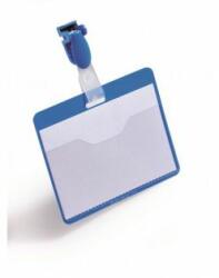 Durable Etichetă cu clip orizontal DURABLE 90x60mm albastră 25 buc