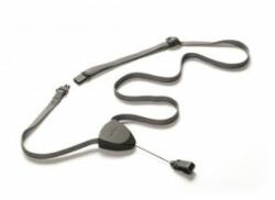 Durable Curea de agățare DURABLE FLEX cu șnur negru, 10 buc
