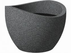 Scheurich 256/50 Taupe Granit műanyag kaspó 50 cm