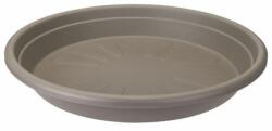 Elho Saucer Square 25 cm Taupe műanyag alátét