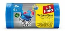 FINO Saci de fixare FINO Easy pack 35 ℓ, 15 mic. , 50 x 55 cm, albaștri (30 buc. )