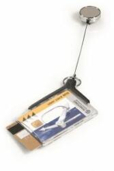 Durable Etichetă pentru 2 carduri din plastic cu rolă DURABLE DE LUXE DUO PRO 85x54mm 10 buc