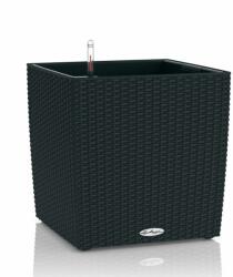 Lechuza CUBE Cottage 50 - All-In-One graphite black