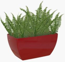 Artevasi Siena Plantbox 30 cm műanyag növénytartó Dark Red