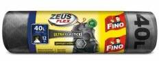 FINO Pungi resigilabile FINO Zeus FLEX 40 ℓ, 32 mic. , 55 x 57 cm, argintii (12 buc. ) - tonerdepot
