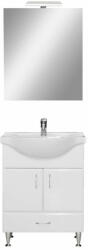 Leziter Bianca Prime 65 komplett fürdőszoba bútor magasfényű fehér