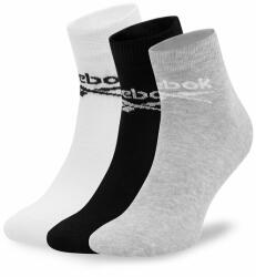 Reebok Set de 3 perechi de șosete medii unisex Reebok R0429-SS24 (3-pack) Colorat Bărbați