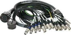 KLOTZ PolyLIVE - RMP 54p mama - 12x XLR daddy / 4x XLR mama 16 canale - fanout analogic - PVC - 10m (KMY1204-V3K10)