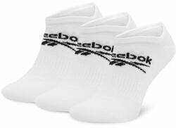 Reebok Set de 3 perechi de șosete joase unisex Reebok R0353-SS24 (3-pack) Alb