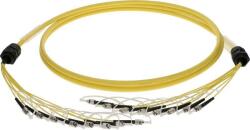 KLOTZ 8x ST breakout cable - fibră optică 9/125 OS2 - monomodal - 25m (FO8BSUU025)