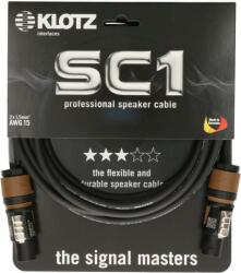 KLOTZ Cablu audio Klotz 2 x 1, 5 mm2 PVC speakON 2p cu manta din plastic (NL2FXX) - 3m (SC1-L2FF0300)