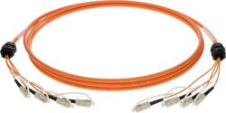 KLOTZ 4x SC breakout cable - 50/125 OM3 fibre optice - multimodal - 50m (FO4BMDD005)